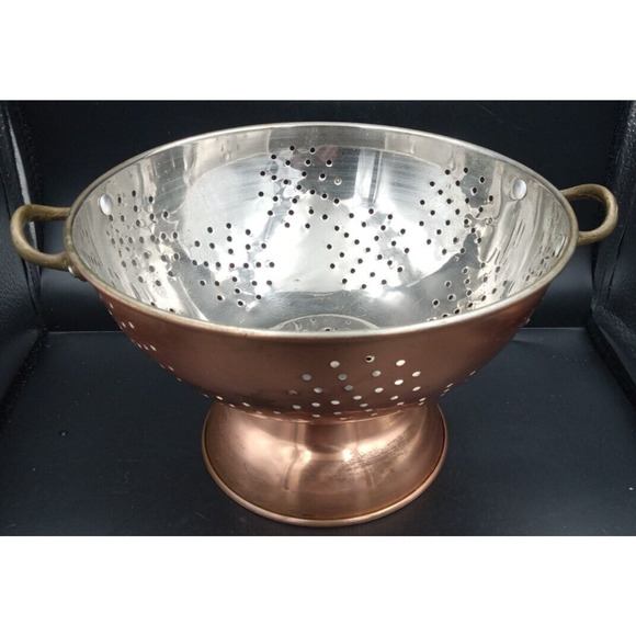 Copper colander strainer - Picture 2 of 8